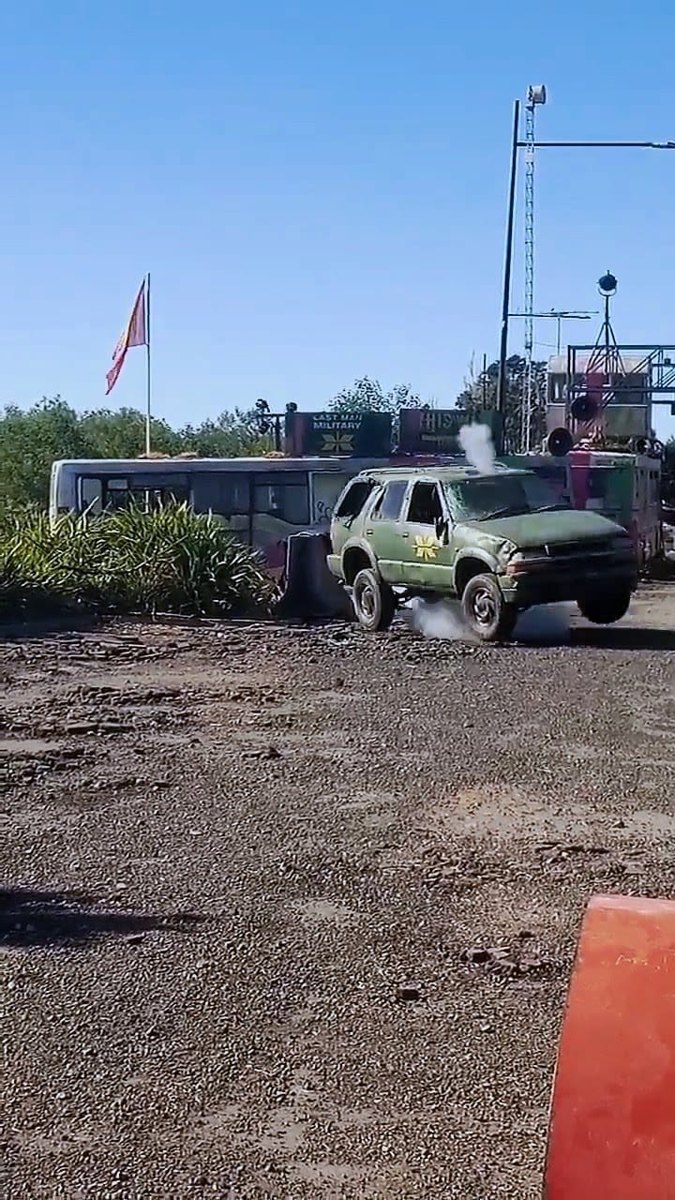 Black powder cannon test frame.